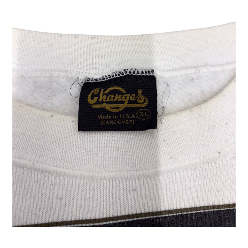 VTG Crew 1990s White Deadstock Pigtoria Secret Graphic Crewneck Sz XL Jim Henson
