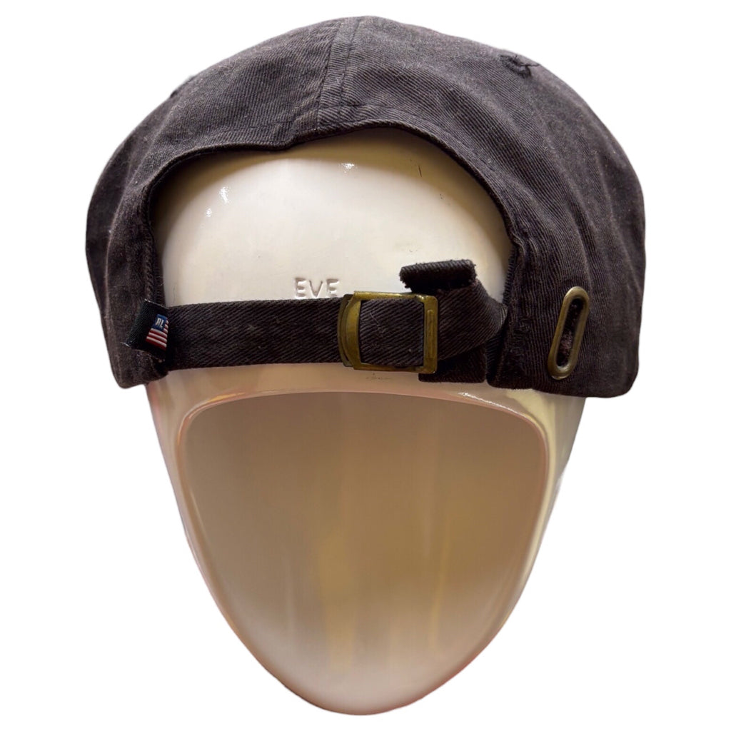 POLO JEANS COMPANY VINTAGE AMERICAN FLAG EMBROIDERY PATCH BLACK HAT ONE SIZE