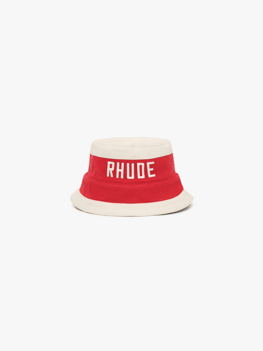 NWT Rhude East Hampton White Cream Bucket Hat