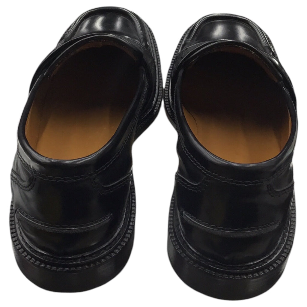 MAISON KITSUNE Womens Loafer Shoe Sz 40 Black Glossy Solid Color Preppy Classy