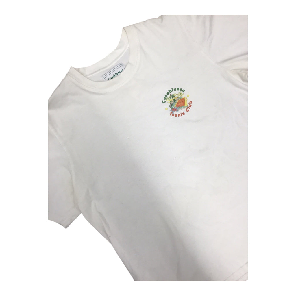 CASABLANCA Size XL White T-shirt