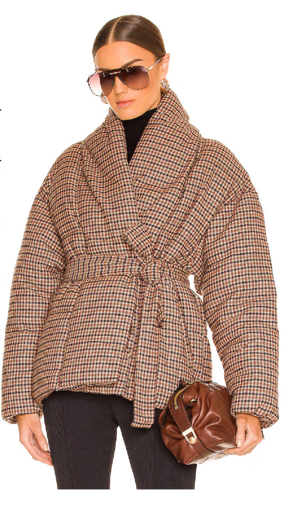 APPARIS Womens Maggie Jacket Singular Front Snap Button Closure Size Small Brown Vegan