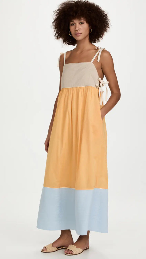 TORY BURCH Size L Yellow 8926 Dress