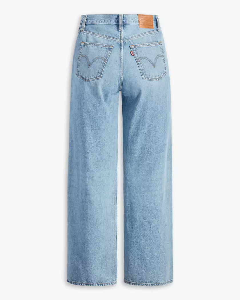 NWT Levi’s Women Ribcage Blue Wide Leg Jeans Size 28