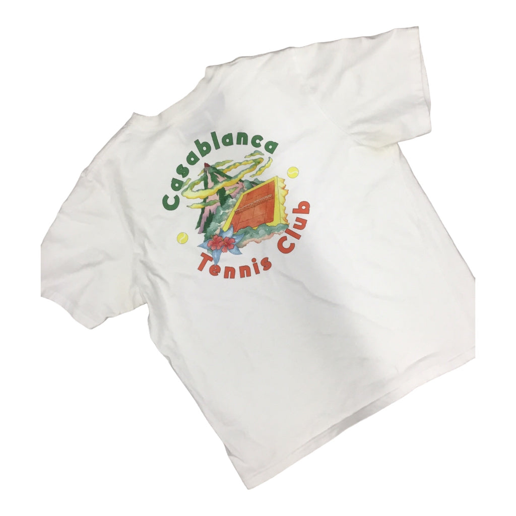 CASABLANCA Size XL White T-shirt
