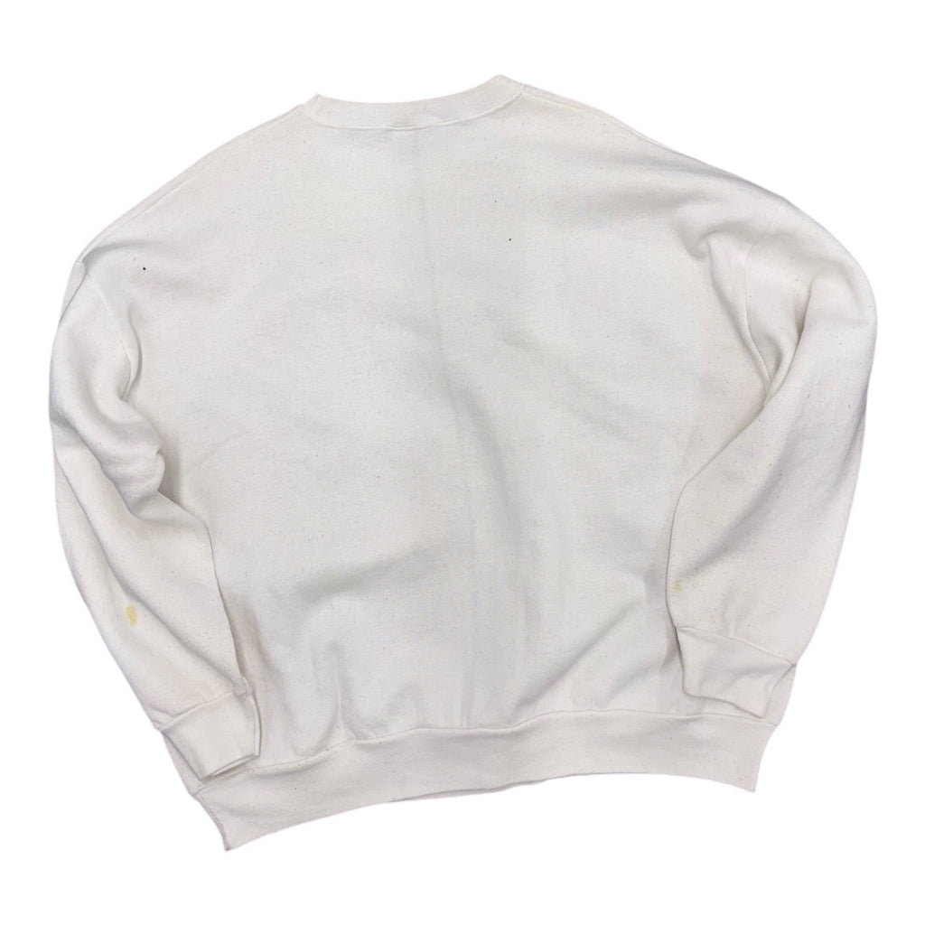 VTG Crew 1990s White Deadstock Pigtoria Secret Graphic Crewneck Sz XL Jim Henson