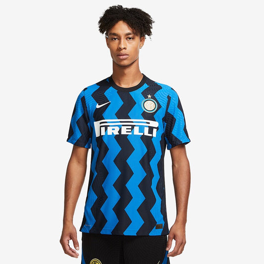 NIKE DRI-FIT INTER MILAN 20/21 HOME VAPOR MATCH SS JERSEY BLUE SPARK WHITE MNS SZ S