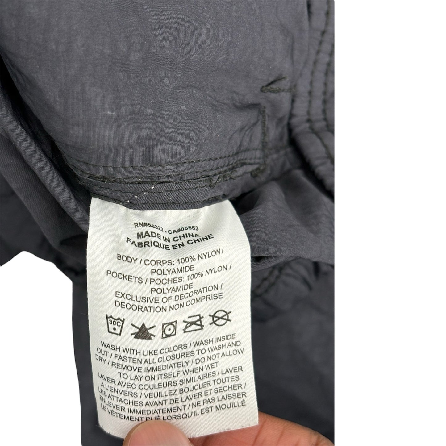 Nike X Stussy Windrunner Men Half Zip Lightweight Black Nylon Jacket Sz S