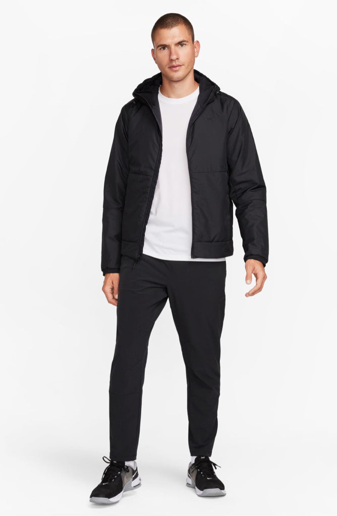 NWT Nike Therma-FIT Unlimited Training Jacket Black Zip Up Hoodie Mns Sz L