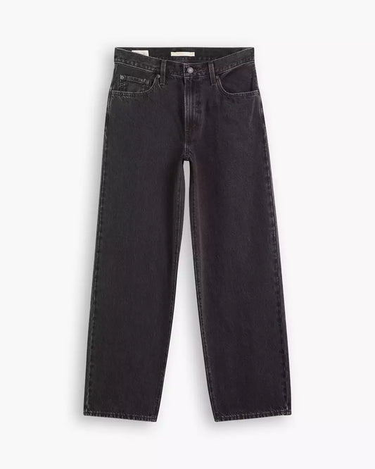NWT Levi's Premium Baggy Dad Wmns Jeans Sz 29 x 30 Boot Barn Black No Stretch