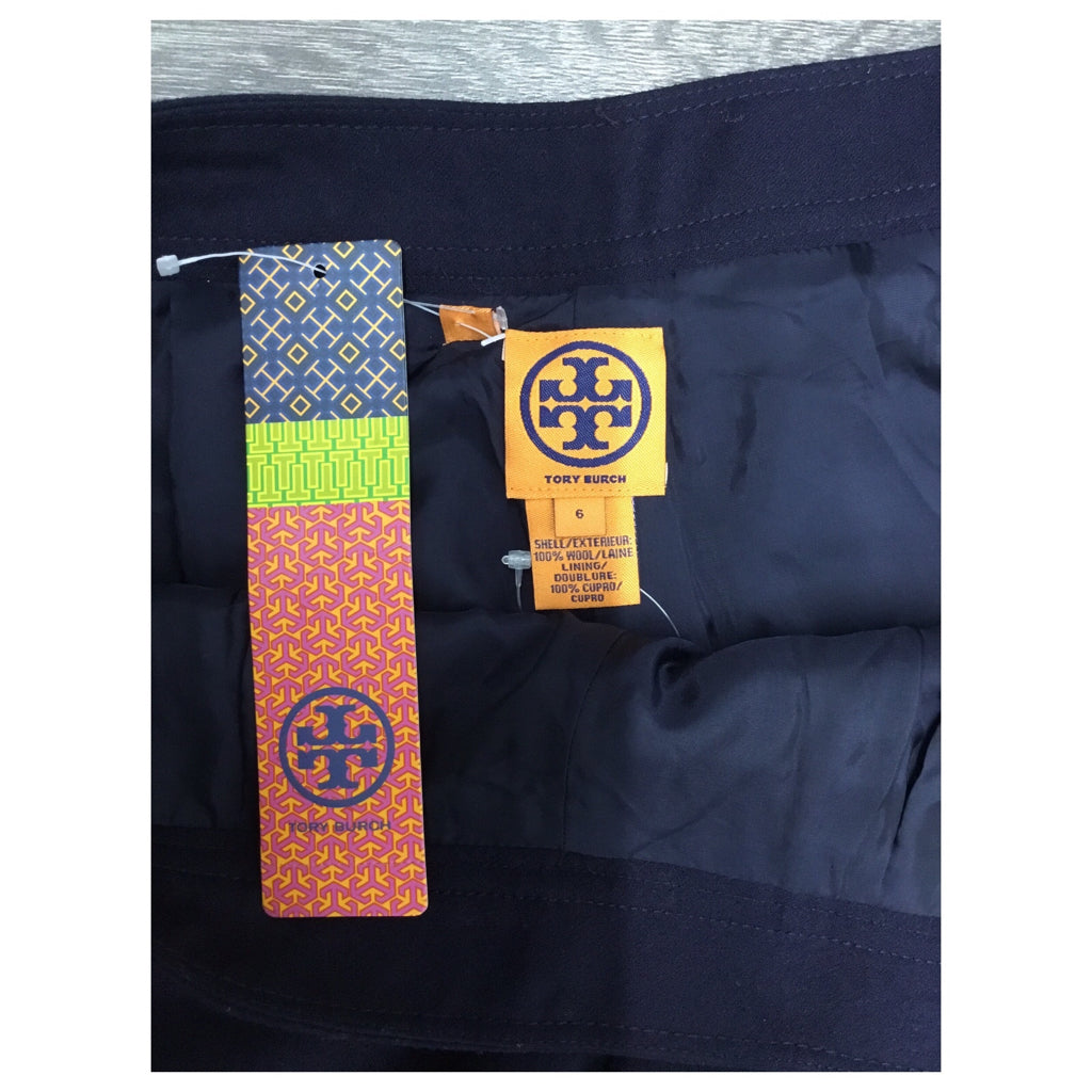 TORY BURCH Size 6=SMALL Blue Pants