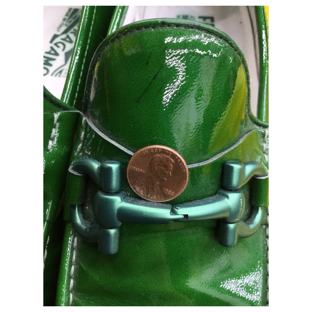 SALVATORE FERRAGAMO 11 Green Dress Shoes