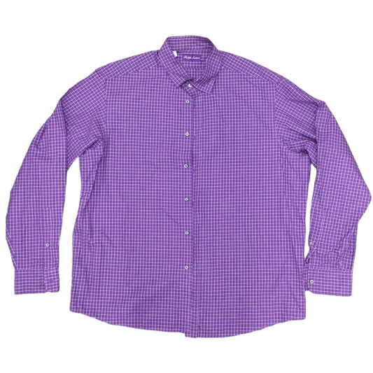 RALPH LAUREN Size XXL Purple Long Sleeve Button