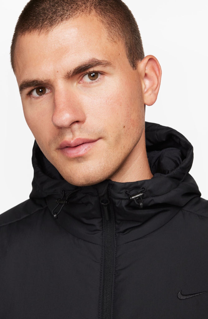 NWT Nike Therma-FIT Unlimited Training Jacket Black Zip Up Hoodie Mns Sz L