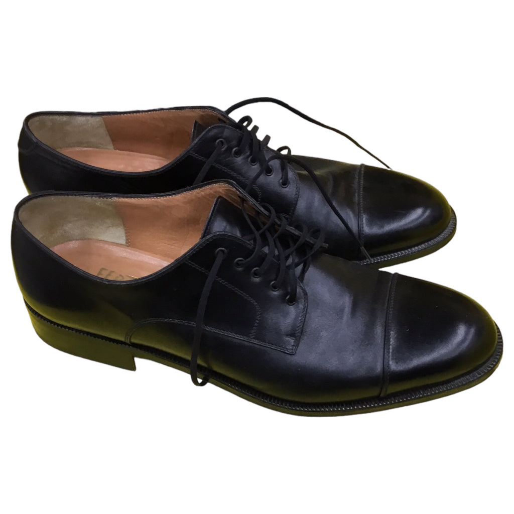 SALVATORE FERRAGAMO Black 10 Dress Shoes