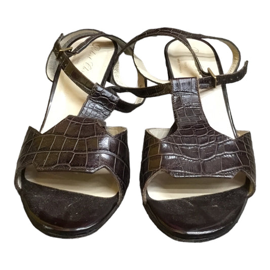 Shoe Size 8 Brown 8926 ROBERT ELRGERIE Heels