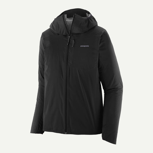 NWT Patagonia Black Men's Storm Racer Slim Fit Ultra Lightweight Jacket Mns Sz L