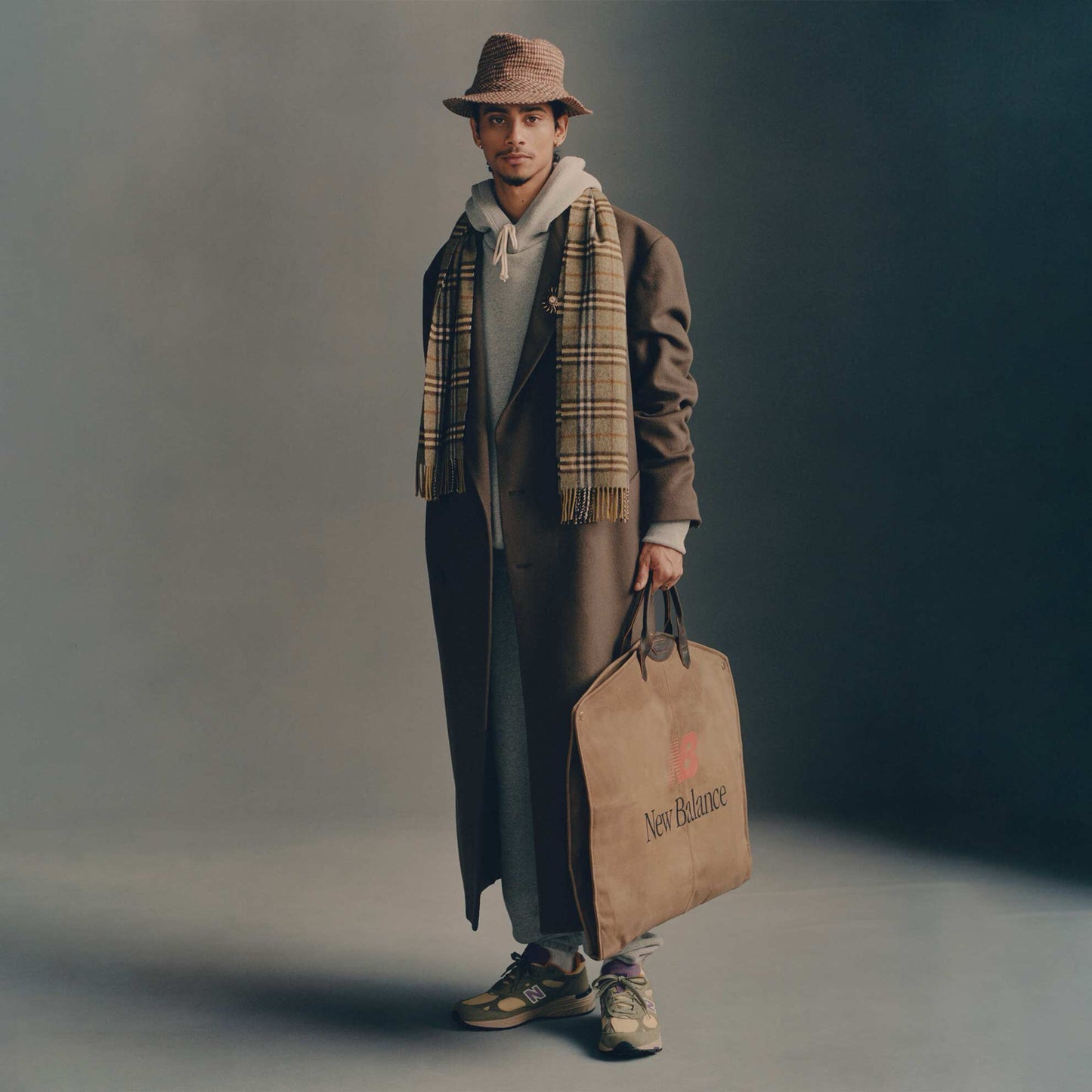 NWT New Balance Made in USA Core Athletic Gray Sweatpant Mns Sz L