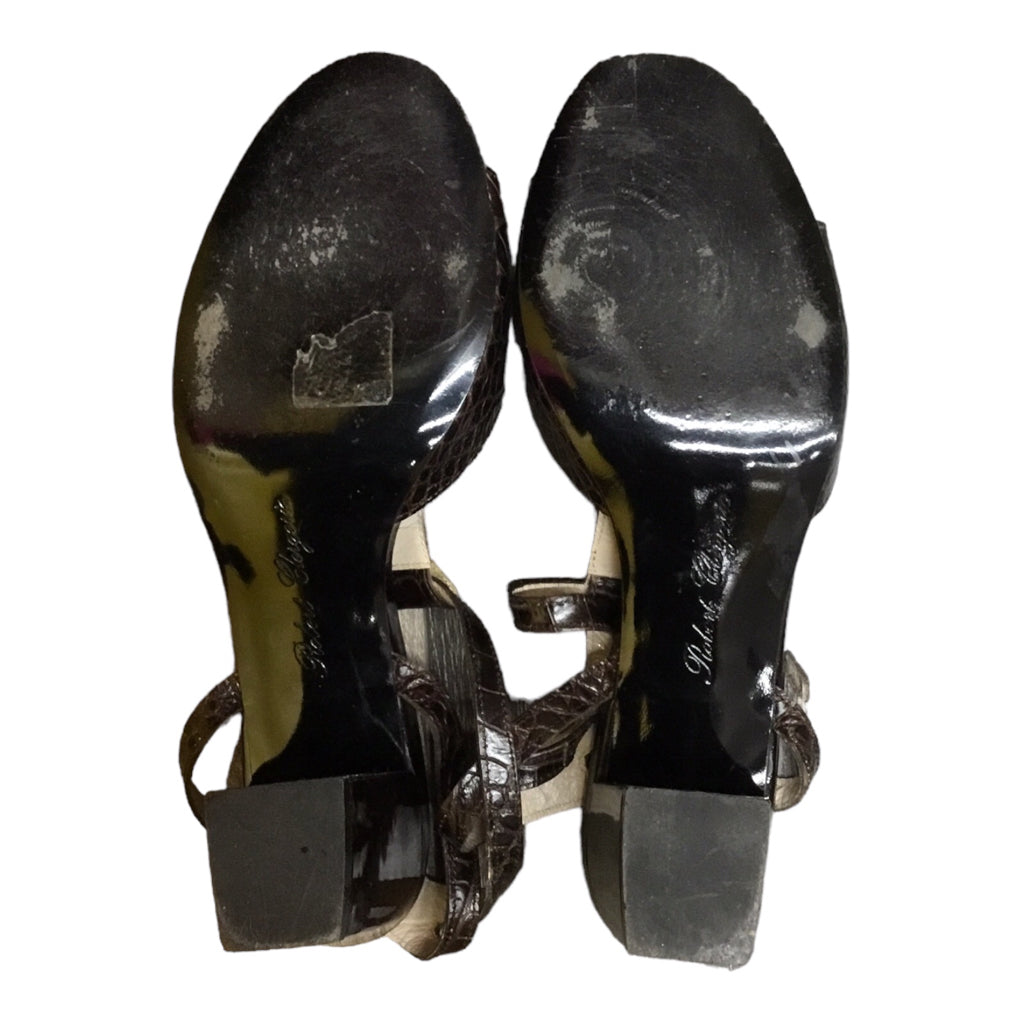 Shoe Size 8 Brown 8926 ROBERT ELRGERIE Heels