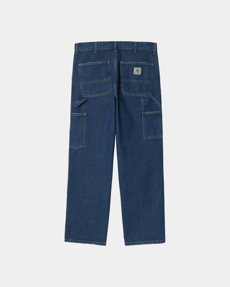 NWT Carhartt WIP Double Knee Pant Smith Denim Stone Washed Mns Sz 30 x 32