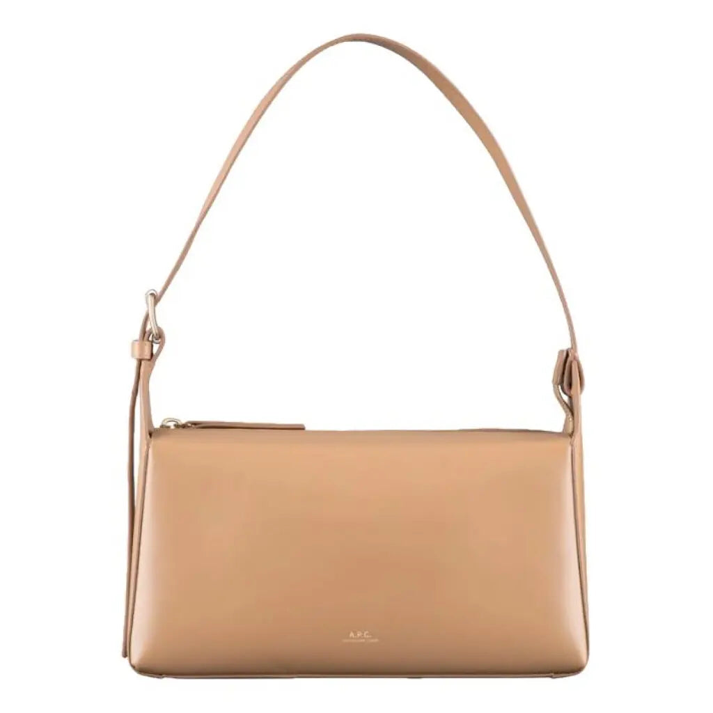 A.P.C NWT Beige Virginie Shoulder Strap Baguette Bag