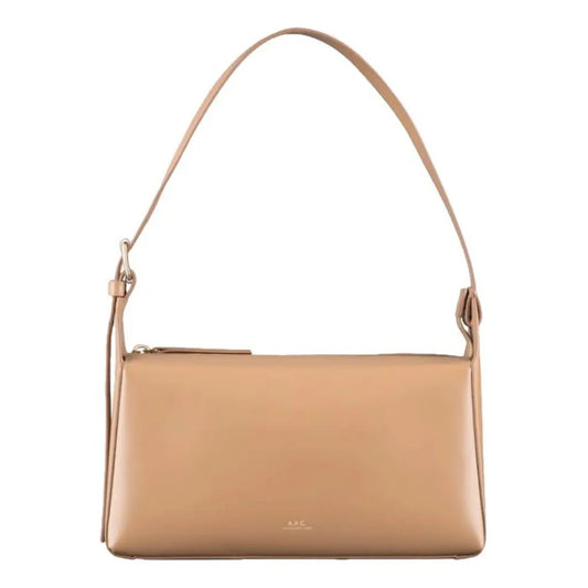 A.P.C NWT Beige Virginie Shoulder Strap Baguette Bag