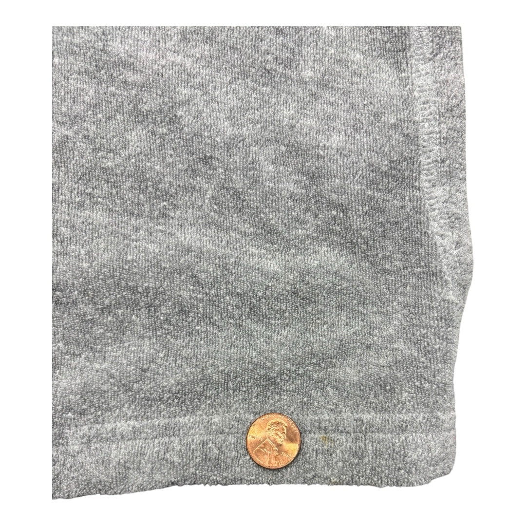 Vintage Juicy Couture Gray Velour Zip Up Biker Sweater Jacket Size M
