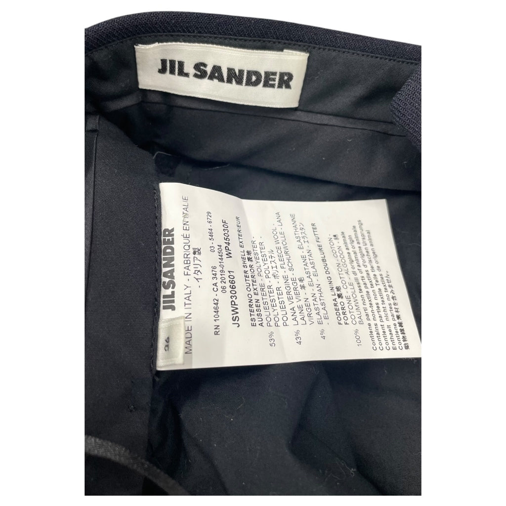 JIL SANDER Size S Navy Pants