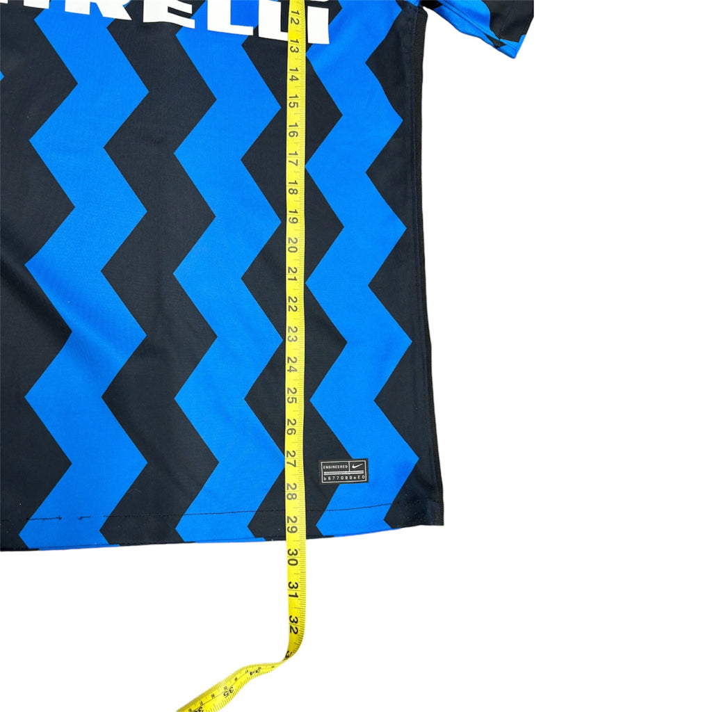 NIKE DRI-FIT INTER MILAN 20/21 HOME VAPOR MATCH SS JERSEY BLUE SPARK WHITE MNS SZ S