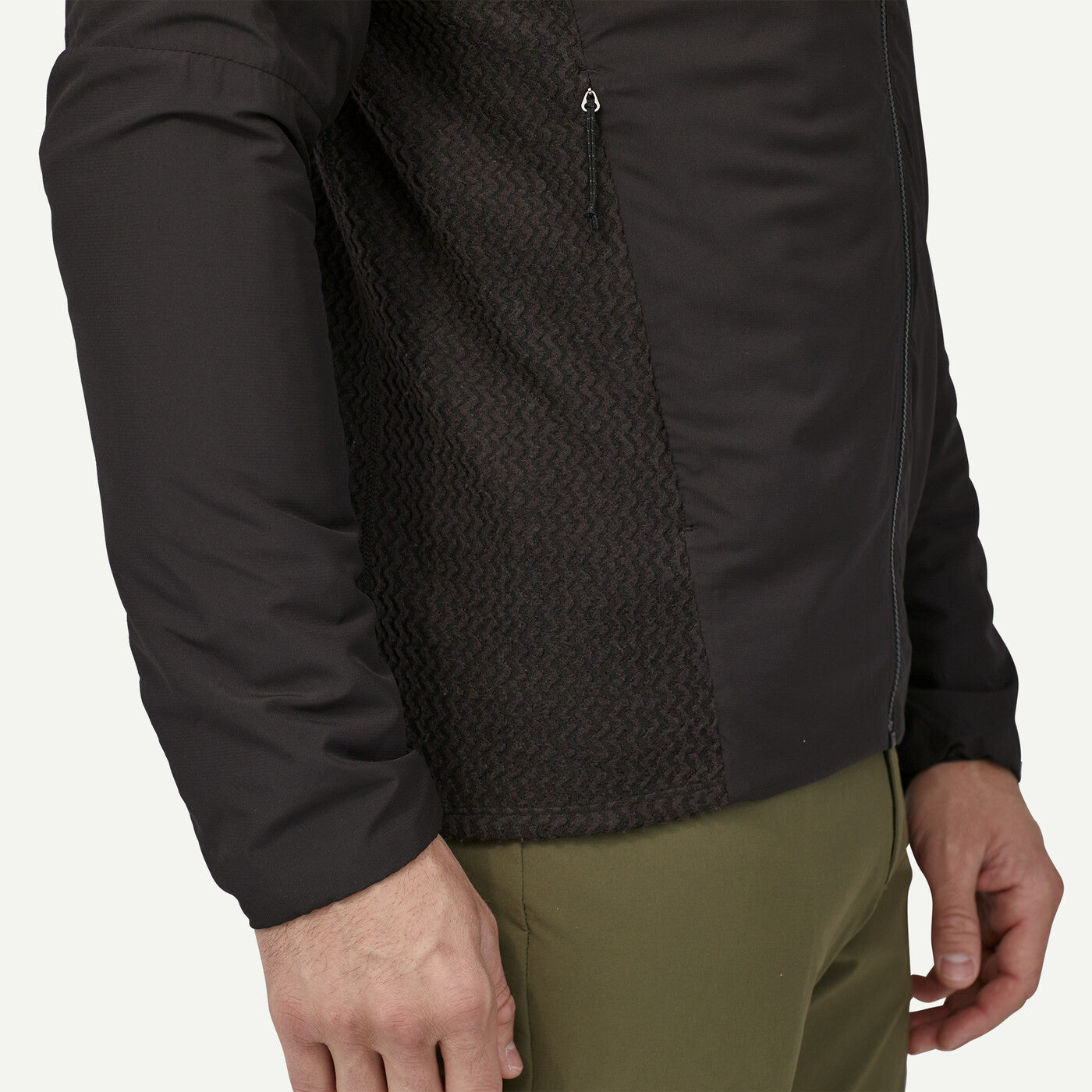 NWT Patagonia Mens Nano Air Light Hybrid Black Insulated Zip up Jacket Sz M