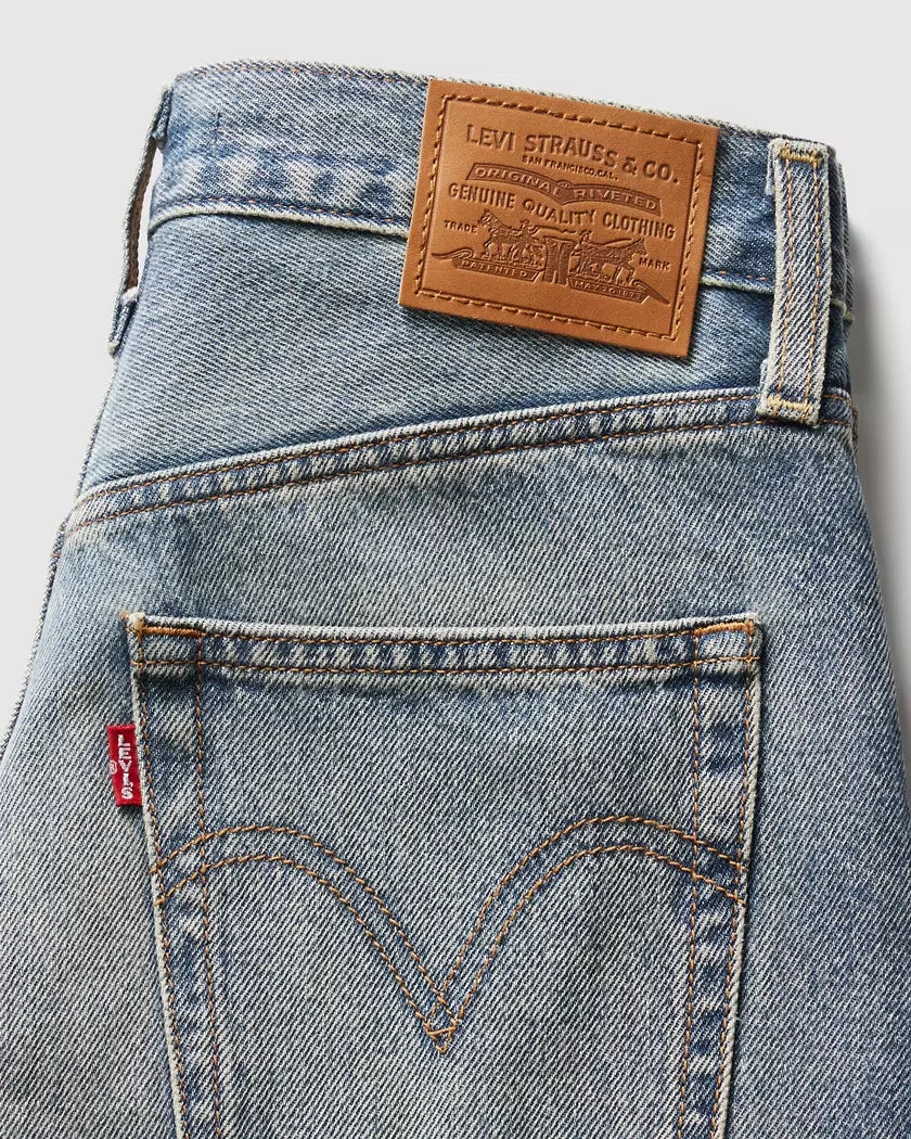 NWT Levi’s Women Tint Story Ribcage Wide Leg Jeans Size 32 X 32 Medium Wash