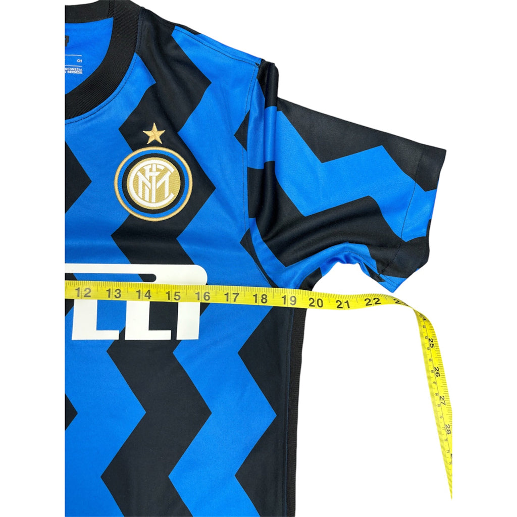 NIKE DRI-FIT INTER MILAN 20/21 HOME VAPOR MATCH SS JERSEY BLUE SPARK WHITE MNS SZ S