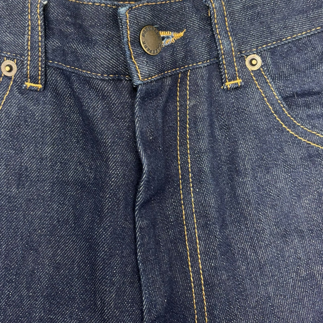 DARKPARK Blue Raw Carpenter Wide Leg Baggy Men Denim Sz 30