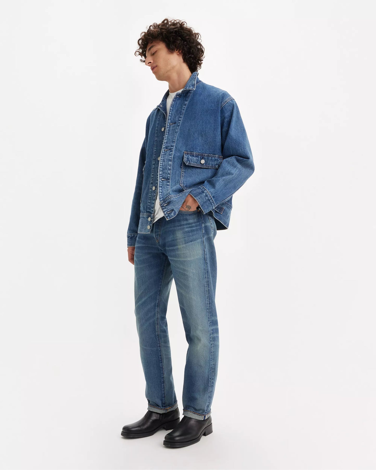 NWT Levi’s Mns 30 x 32 1980s 501 Japanese Selvedge Med Wash Blue Jeans Made In Japan