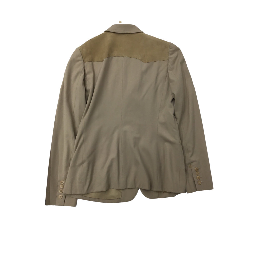 RALPH LAUREN PURPLE LABEL Size 10 = MED Beige Blazer