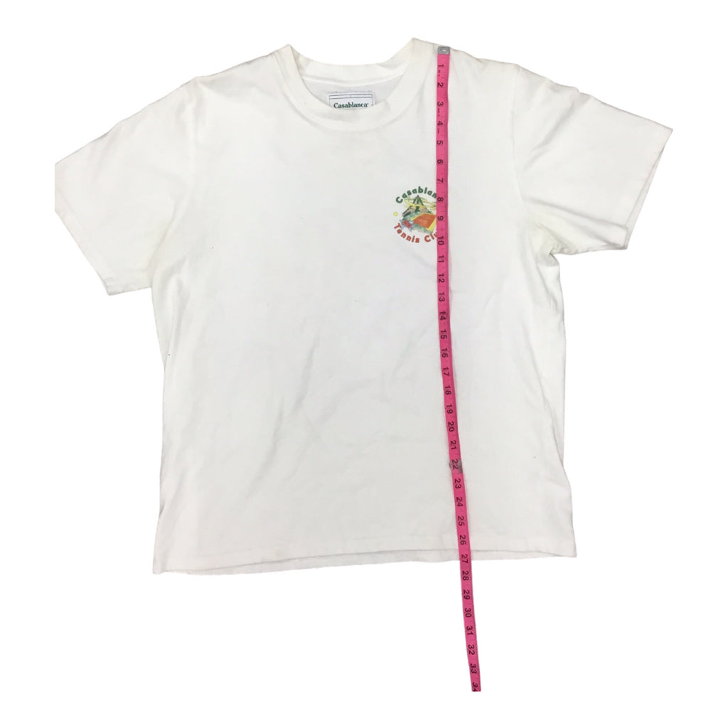 CASABLANCA Size XL White T-shirt