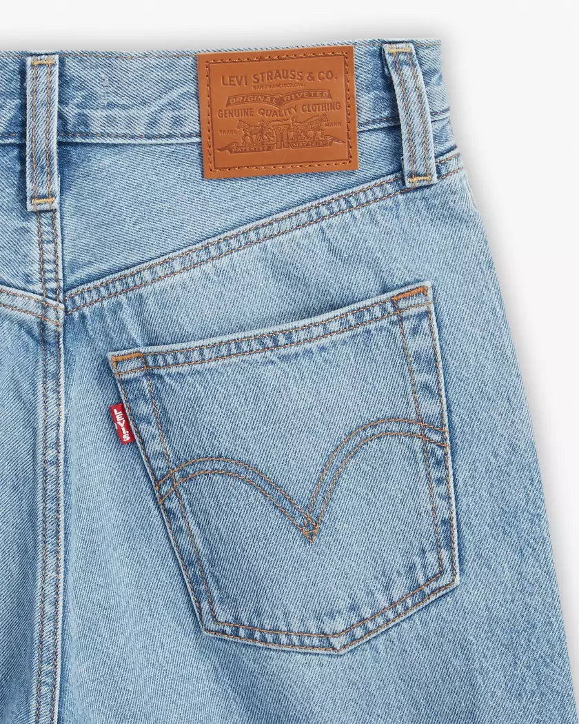 NWT Levi’s Women Ribcage Blue Wide Leg Jeans Size 28