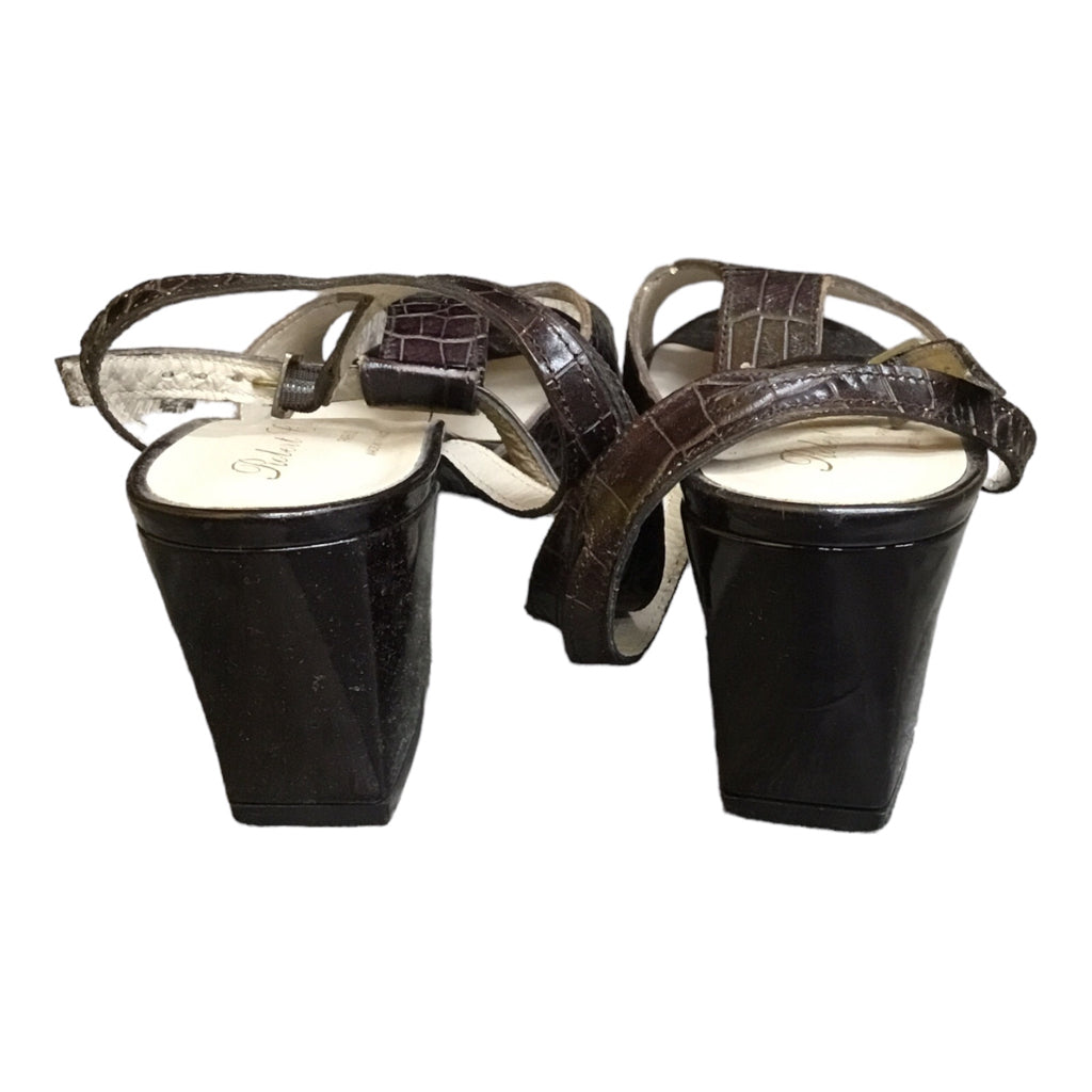 Shoe Size 8 Brown 8926 ROBERT ELRGERIE Heels