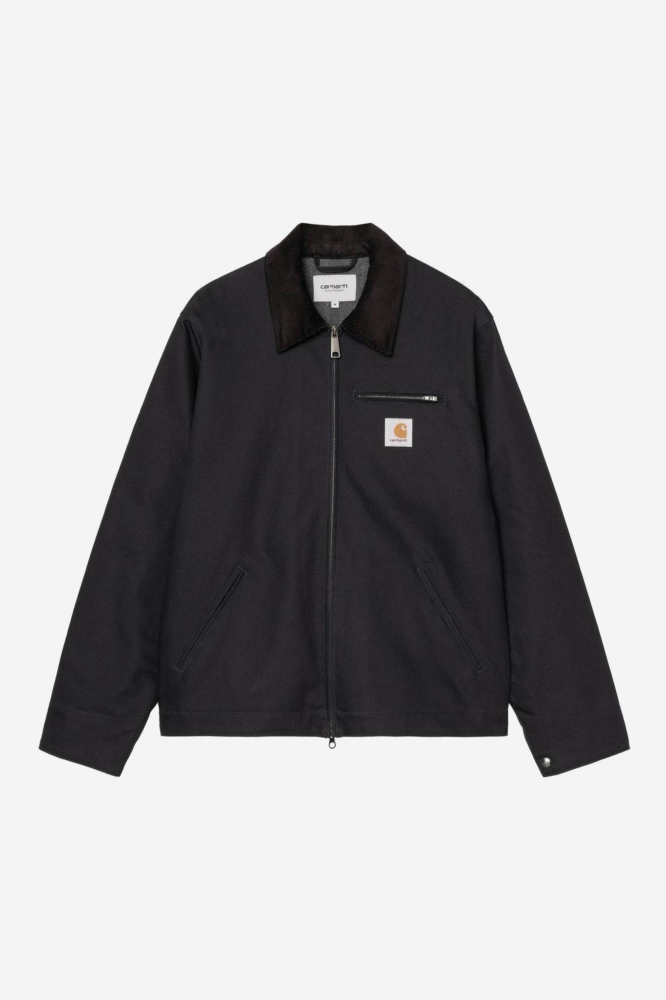 NWT Carhartt WIP Mns Sz M Detroit Dearborn Canvas Winter Jacket Dark Navy Black