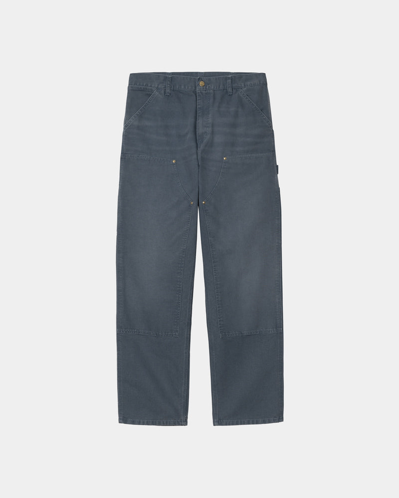 NWT Carhartt Double Knee Pant 'Dearborn' Stone Canvas Jeans Mns 30 x 32 Dusky Blue