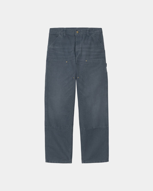 NWT Carhartt Double Knee Pant  'Dearborn' Stone Canvas Jeans Mns 30 x 32 Dusky Blue