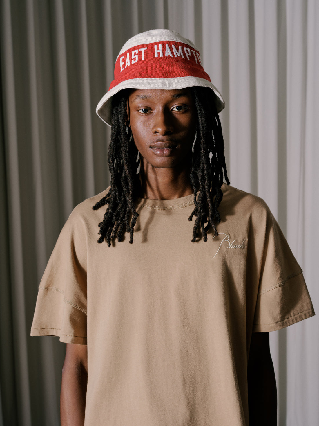 NWT Rhude East Hampton White Cream Bucket Hat