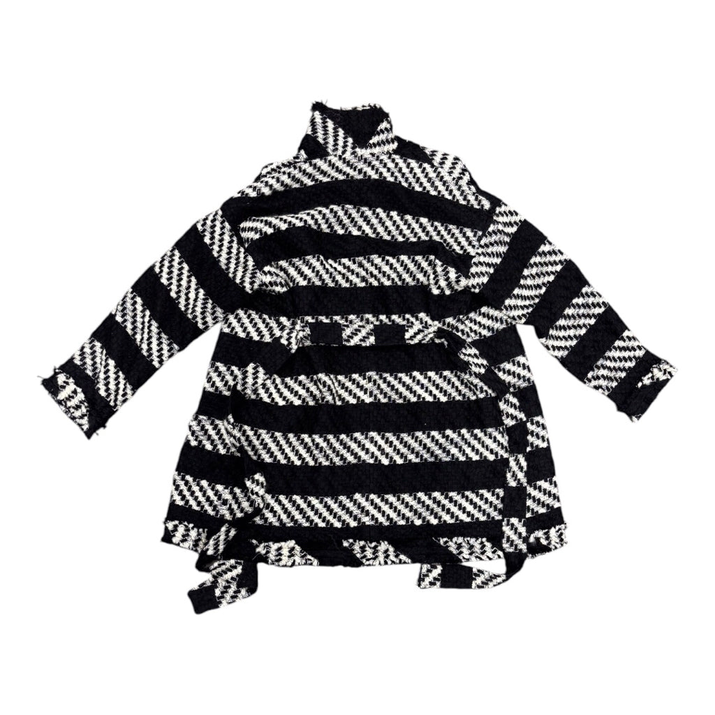 NWT Alice + Olivia Black/White Jorgie Reversible Sweater Coat Wms Sz S