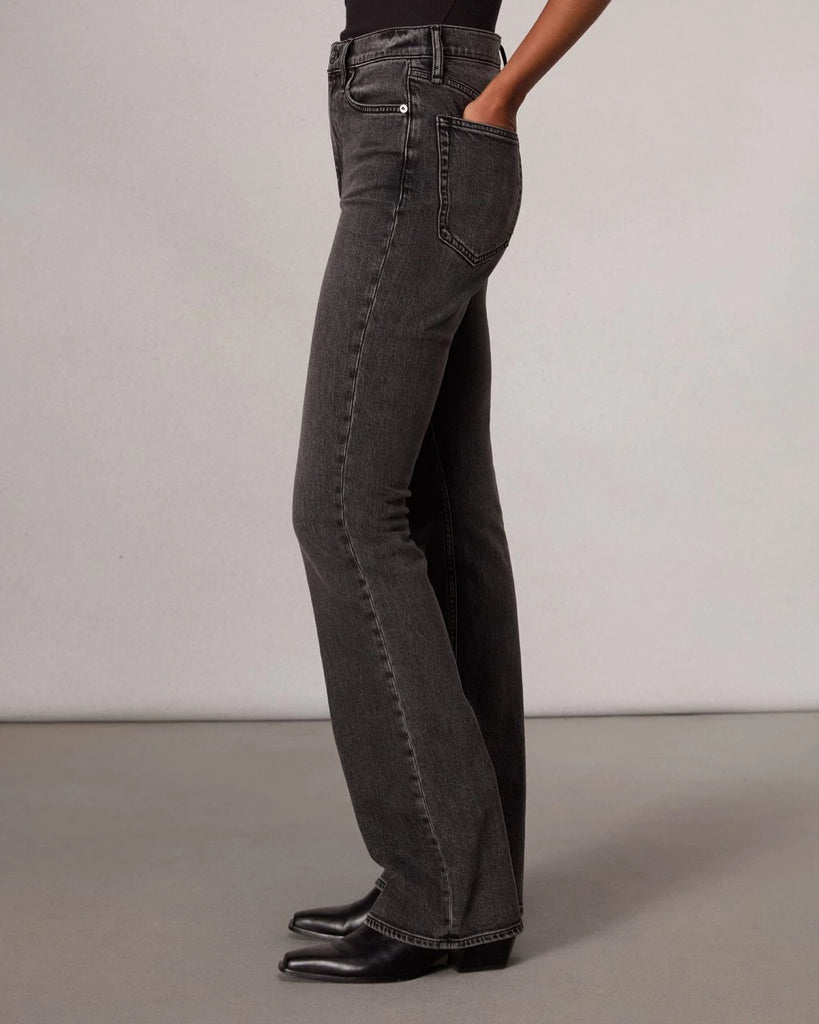 NWT Rag n Bone Peyton Bootcut Jean Vintage Stretch Denim inky Black Sz 24 womens