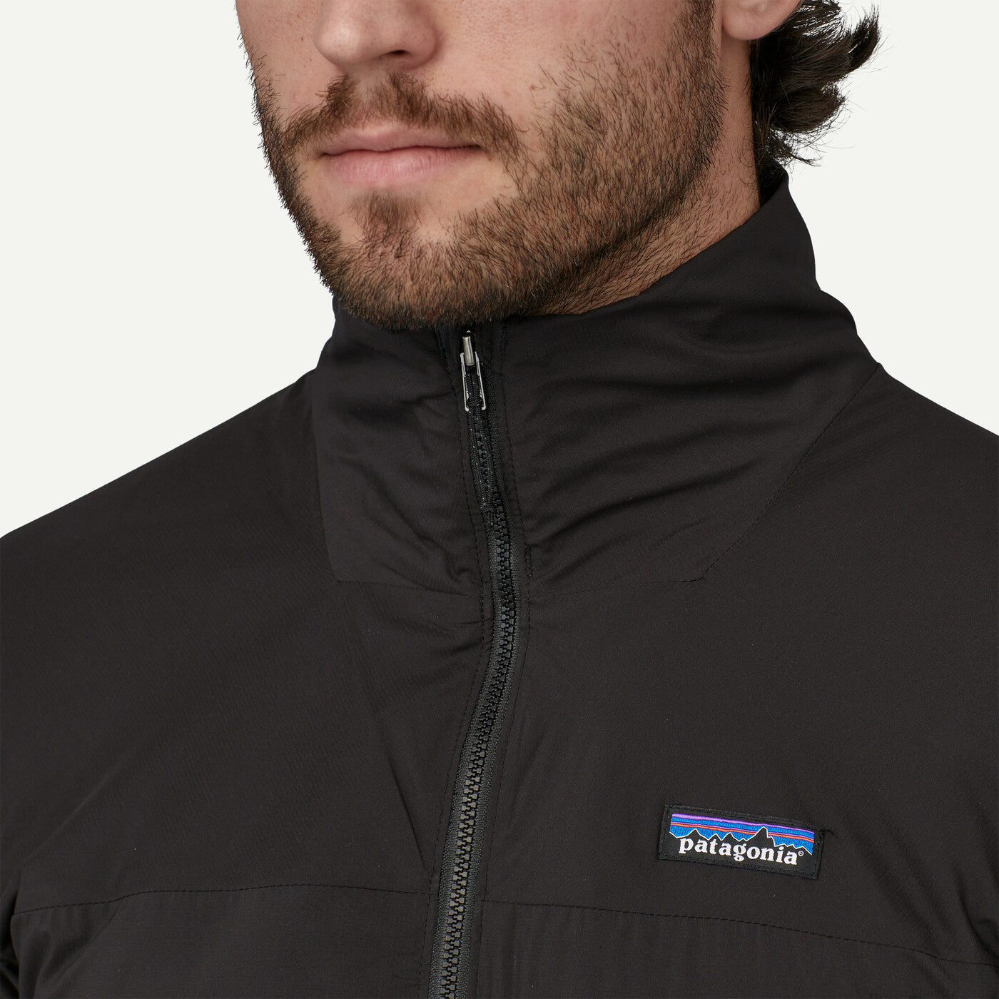 NWT Patagonia Mens Nano Air Light Hybrid Black Insulated Zip up Jacket Sz M