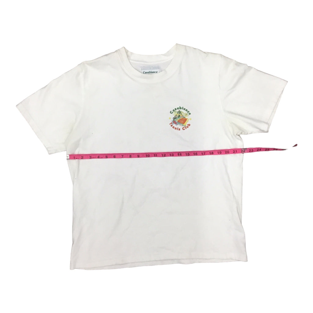 CASABLANCA Size XL White T-shirt