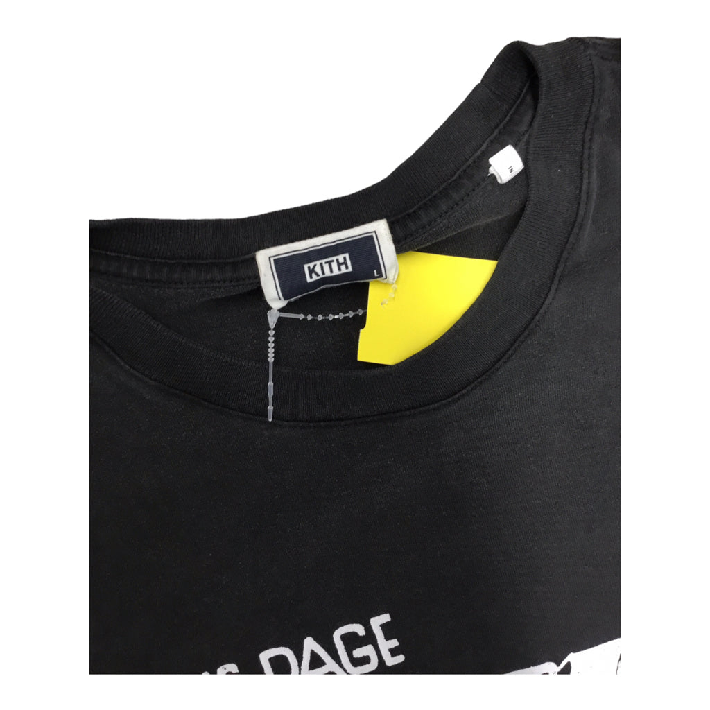 KITH X RUSSELL Queens Page Knights Men Sz L Black T-Shirt Deadstock Rare Hype