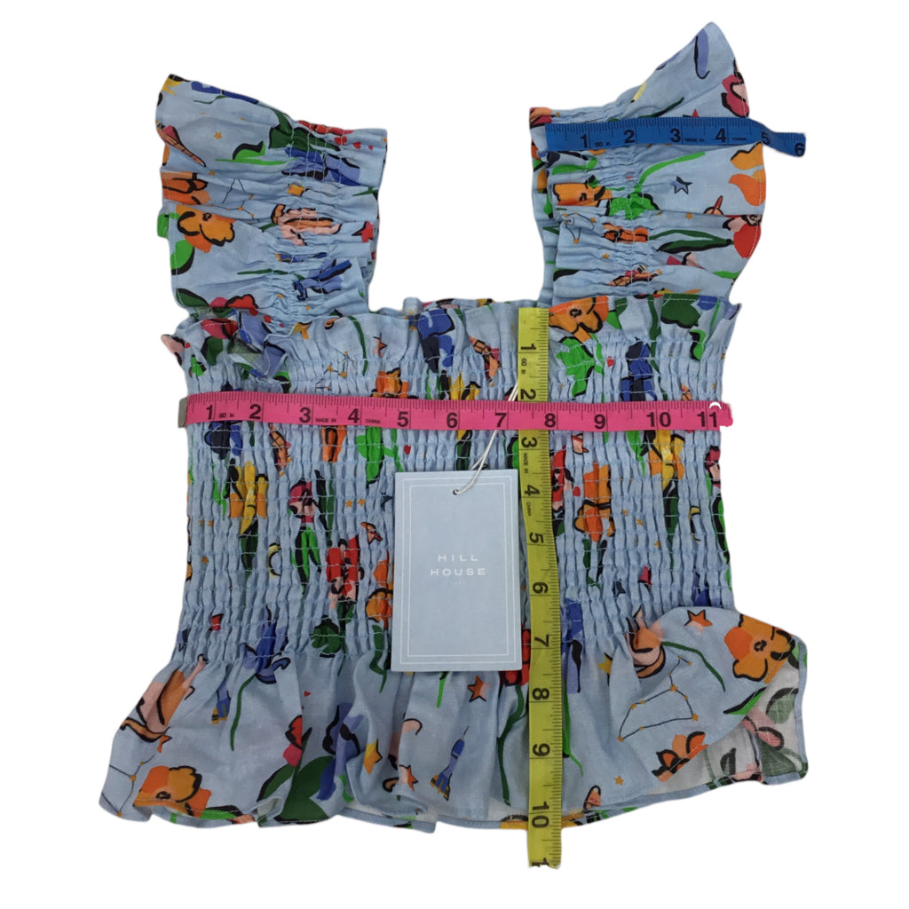 NWT HILL HOUSE Women Size XS Blue Shirt