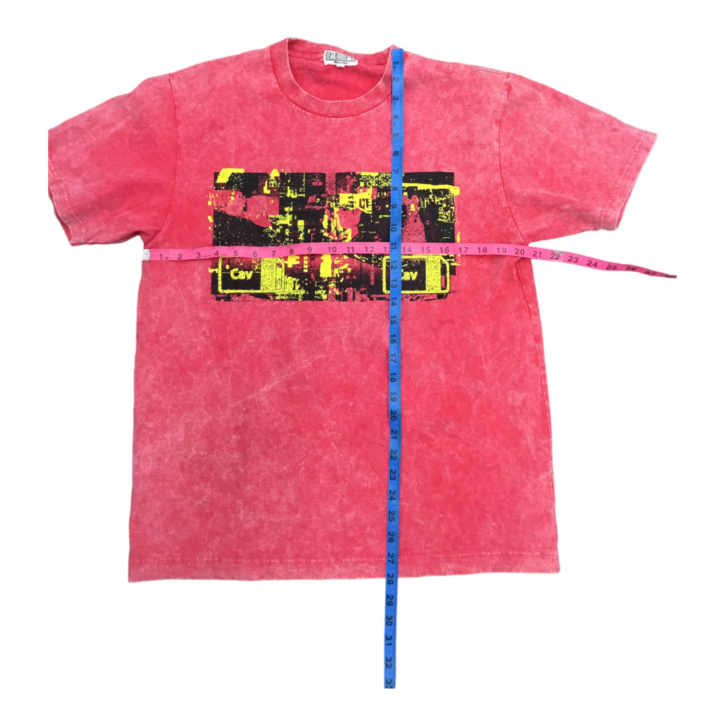 CAV EMPT Washed Graphic T-Shirt Size L Pink 100% Cotton StreetWear