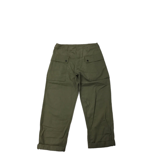 VINTAGE U.S MARINE CORP. OLIVE ULITIY CARGO PANTS Size 36 wool y2k hype